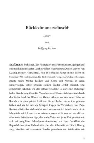 Ende März 1945: die Rote Armee hat Danzig erobert. Seit der Vater von russischen Soldaten aus dem Luftschutzkeller geholt wurde, muss Diti die Mutter beschützen und fünf Geschwister vorm Verhungern bewahren. Der Dreizehnjährige, der sich in den letzten Kriegstagen als Abenteurer bewährt hat - er stahl der SS eine Lkw-Ladung Kommissbrote - scheint in dieser Zeit größter Bedrohung weder Skrupel noch Angst zu kennen. Im Wald findet er ein verwundetes Pferd, bewahrt es davor, geschlachtet zu werden, und geht mit Pferd und Wagen auf die Suche nach allem, was essbar ist. Er wagt sich in eine unter Trümmern verschüttete Apotheke und kehrt mit lebensrettenden Tabletten nach Hause zurück. Er bricht in einem polnischen Laden ein und klaut einen Sack Kartoffeln. Um der Miliz zu entkommen, flieht er aufs Land zu polnischen Verwandten, die ihn, seine Mutter und Geschwister einen Sommer lang bei sich aufnehmen. In der Kaschubei stiehlt Diti ein Ruderboot, das einst der HJ gehörte, und fährt hinaus auf den See, um Aale zu fangen. Er wird geschnappt, geschlagen und eingesperrt. Ins inzwischen polnische Gdansk zurückgekehrt, erfährt er vom Schicksal derer, die von den Nazis vertrieben worden waren und erlebt, dass aus Lagern heimkehrende polnische Danziger ähnlich hungern wie Deutsche. Diti beginnt mit einer jungen Polin ein leidenschaftliches Liebesverhältnis von kurzer Dauer. Bald beginnt der große Exodus. In einem Güterzug fährt Diti mit Mutter und Geschwistern Richtung Westen - in ein Deutschland, von dem es heißt, es sei von der Landkarte ausradiert. An der Oder müssen die Flüchtlinge den Zug verlassen und am Bahndamm übernachten. Aus Deutschland nach Polen heimkehrende Zwangsarbeiter nutzen die Dunkelheit aus, um sich anzueignen, was die Flüchtlinge aus Danzig gerettet haben. Diti schleppt Eisenbahnschwellen heran und entfacht zum Schutz seiner Familie ein mächtiges, weithin leuchtendes Lagerfeuer… Auch nach dem Krieg ist die Not und Bedrohung für Kinder nicht zu Ende.