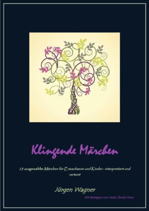 Klingende Märchen‘ ist eine Auswahl von 23 tiefgründigen Märchen, die sowohl zu einer Vertonung inspirieren als auch zu einer vertiefenden Interpretation für Erwachsene einladen. Sie können aber fast ausnahmslos auch Kindern erzählt werden. Etliche haben die Musik auch selbst als Thema bei sich. Dass Märchen und Musik sich aufeinander einlassen können, zeigen Tschaikowsky’s Ballettmusiken, Mussorgsky’s Bilder einer Ausstellung, Prokofjew’s Peter und der Wolf, Grieg’s Peer Gynt- Suiten und viele andere Werke. Eine CD mit eigenen Vertonungen zu allen diesen Märchen ist beziehbar und kann als Umrahmung einer Erzählung eingesetzt werden oder auch nur zur eigenen Freude gehört werden.