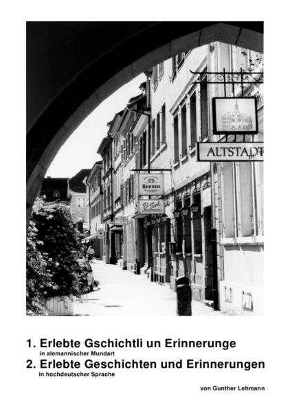 Erinnerungen, aufgezeichnet von einem im Jahr 1936 Geborenen, geschrieben sowohl in nierderalemannischer Mundart wie auch mit gleichem Text in hochdeutscher Sprache, beginnend mit der entbehrungsreichen Zeit Ende des zweiten Weltkrieges und endend bei Beginn des Architekturstudiums an der Technischen Hochschule in Karlsruhe. Beschrieben wird die Jugendzeit in der Stadt Lahr am Rande des Schwarzwaldes und deren Umgebung.