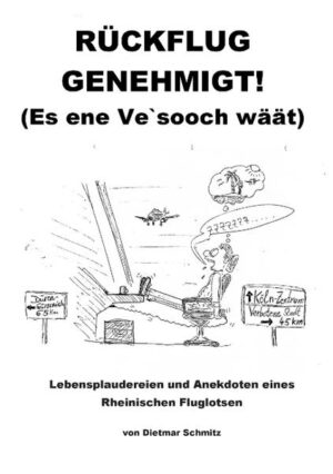 Ein abwechslungsreicher Rückflug durch die ersten 50 Lebensjahre des Autors, der als Fluglotse im Kölner Tower die Verschmelzung von Privatleben und Beruf sichtlich geniesst. Die Erinnerungen werden schwerpunktmäßig jedoch auf die fröhlichen und humorvollen Lebensabschnitte beschränkt. Das Leben ist einfach zu kurz, um sich ständig zu grämen.  Es ene Ve`sooch wäät!