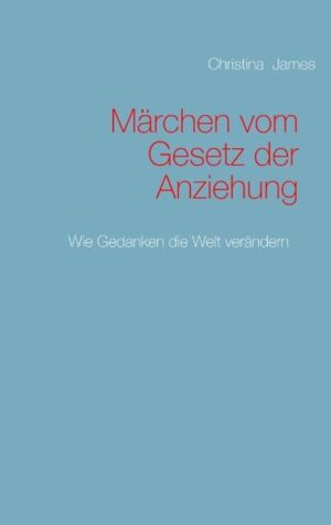 Dieses Buch spiegelt in zauberhaften Märchen die Wirkungsweise des Gesetz der Anziehung wieder.Jeder Mensch hat die unbegrenzte Fähigkeit, für sich das perfekte Leben zu erschaffen! Der Schlüssel dazu ist das Gesetz der Anziehung, das unser Leben stärker bestimmt als alles andere. Wer dieses Gesetz im Alltag anzuwenden weiß, wird zum wahren Meister seines Lebens.