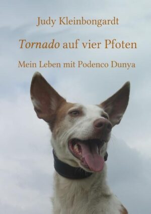 Vor 16 Jahren wirbelte Podenca Dunya aus einer spanischen Auffangstation in das Leben der Autorin, die zwar schon seit vielen Jahren ihr Haus und Herz mit Hunden teilt, aber schon bald feststellen musste, dass ein Podenco „etwas anderes“ ist. Das vorliegende Buch ist mehr als eine Sammlung von Situationen, die man im Nachhinein als lustig einstuft und mit Humor nacherzählen kann. Es ist ein persönlicher Bericht, in dem die Autorin ihre Kurzgeschichten über Dunya zusammen getragen hat, unterstützt von Erinnerungen und Tagebuchaufzeichnungen. Die schönen Momente, die lustigen Situationen, aber auch die Mutlosigkeit und Frustrationen, mit denen ihre Erziehungsversuche einher gingen, geben einen ehrlichen Blick hinter die Kulissen ihres Zusammenlebens mit diesem besonderen Hund.