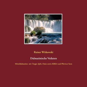 Kleines Reise-Fotobuch mit 47 kommentierten Fotos aus mehreren Städten der Region Mitteldalmatien und den beiden einzigen "Inlands"-Nationalparks KRKA und Plitvicer Seen in Kroatien. Hauptsächlich finden Sie Architektur-, Landschaftsaufnahmen, Stadtansichten und Reisetipps, auch abseits der üblichen Touristen-Hotspots. Ein „must-have“ für alle Kroatien-Fans.