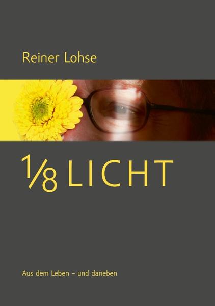 Sehen ohne Licht ist undenkbar, Leben ohne Licht, ohne Sonne ebenso. Das Buch will zeigen, wie ein Mensch mit Handicap, mit nur 1/8 Sehvermögen, auf einem Auge blind, auf dem anderen mit nur einem Bruchteil normalen Sehens das Leben bewältigen kann. Vor dem Hintergrund unterschiedlicher gesellschaftlicher Verhältnisse, der Nachkriegszeit, der Sowjetischen Besatzungszone, danach der DDR und schließlich dem vereinigten Deutschland beschreibt der Autor in spannender Form Gedanken, Handlungen und Erlebnisse aus sieben Jahrzehnten, gewürzt mit lustigen, humorvollen Erzählungen, die dem Leser gewiss ein Lächeln auf die Lippen zaubern werden. Mehr noch: Der Autor zeigt anhand eigener Erfahrungen, wie es möglich ist, trotz persönlicher Einschränkungen zielorientiert zu leben, Erfolge zu erreichen, aber auch mit Misserfolgen umzugehen und daraus neue Energie zu schöpfen. Zugleich zeigt er mögliche Perspektiven, Ideen und zahlreiche Tipps für Menschen, die besser leben wollen und somit für wirkliche Veränderungen offen sind, mit der lebensfrohen Absicht, glücklich und erfolgreich das Leben zu gestalten. Erfreuen Sie sich an den zahlreichen Geschichten aus dem Leben - und daneben. Sie werden begeistert sein!