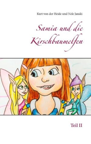 "Samia und die Kirschbaumelfen Teil II" erzählt neue aufregende und bezaubernde Geschichten die Samia mit ihren beiden Elfenfreunden erlebt. Dieses Kinderbuch zieht Kinder ab 3 Jahren in den Bann. Eltern und Großeltern wird es durch Bilder und große Schrift leicht gemacht aus diesem Buch vorzulesen.