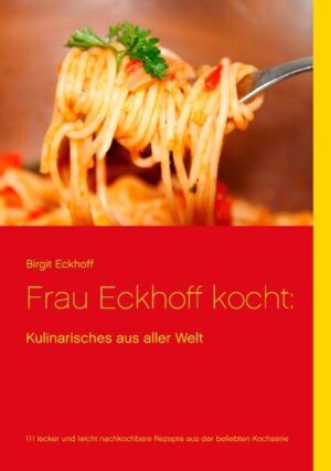 Woche für Woche erscheint im Bersenbrücker Kreisblatt die Koch-Kolumne Frau Eckhoff kocht. Nicht nur fleißige Rezeptesammler können nun zum vorliegenden Kochbuch greifen. Alphabetisch gegliedert und mit farbigen Abbildungen versehen werden die Rezepte einfach und übersichtlich präsentiert und sollen auch Nicht-Kochprofis zum Nachkochen anregen. Auch schmackhafte Rezepte aus fernen Ländern haben sich auf die Reise in dieses Kochbuch gemacht. Neben den Rezepten findet der Leser Zitate, Tischsprüche und einiges mehr.