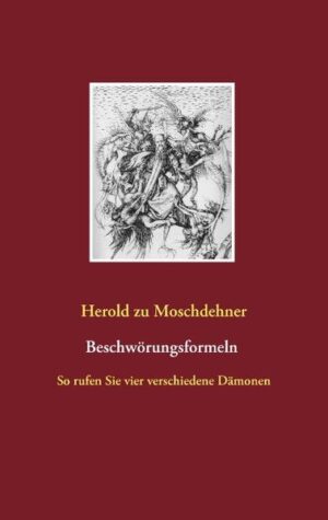 Herold zu Moschdehner befand sich 10 Jahre in einem Hexerzirkel in Bobitz und leitet an der dortigen Universität seit 1995 Geisterkunde und Spiritismus. Vor laufenden Kameras rief er den höchstbekannten Dämon Christschen Ufflam und erlitt dabei einen Bessessenheitsunfall. Durch inneren Unterbewusstseinsdrang schaffte er es diese Seele wieder zu vertreiben. Seit diesem Kampf gegen die Geisterwelt hat Herold es sich zur Aufgabe gemacht seine Beschwörungsformeln in die breite Masse zu streuen. "Manchmal verliert man dabei seinen Verstand" Herold zu Moschdehner bei einer KarussellFahrt.