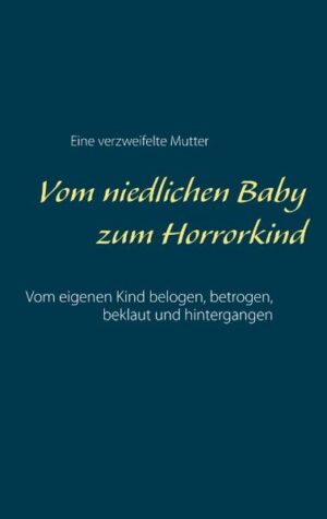 Alle reden nur von Kinderschutz, was ist aber mit den Eltern und Angehörigen, die Opfer ihrer eigenen Kinder geworden sind??? Hilfe habe ich nie bekommen, deshalb habe ich mir überlegt, die Erlebnisse mit dem Kind mal zu Papier zu bringen, weil ich mir sicher bin, dass es auch andere Eltern gibt, die an ihren Kinder verzweifeln. Ich habe einfach "frei Schnauze" geschrieben, so, wie mir bzw. uns die Ereignisse noch im Kopf geblieben sind. Ich will damit den Eltern sagen, dass sie mit ihrem Schicksal nicht alleine sind, nur leider sprechen die wenigsten Menschen darüber, weil ihnen die Vorfälle innerhalb der Familie peinlich sind oder ähnliches. Ich habe immer offen über die Vorfälle bei uns zu Hause gesprochen und möchte anderen Leuten Mut machen, auch über solche Vorfälle zu sprechen und sich - vor allem, wenn es nicht mehr geht - auch von dem Kind zu lösen. In diesem Fall sind die Familien die Opfer und nicht die Kinder!!!