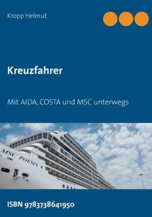 Mit einer Kreuzfahrt kann man Orte erreichen, die per Land- oder Fluganreise nur schwer zu erreichen sind. Ein Landausflug vom Schiff ist dann eine feine Sache. Man kann aber auch an Bord bleiben und Sauna, Nacktbereich, Wellness, Pool, alle Bars am Schiff besuchen, im Bedienungsrestaurant a la carte nobel speisen, von der Balkonkabine aufs Meer hinausschauen - das wäre nicht meine Sache. Das Buch beschreibt drei Kreuzfahrten zu den Kanaren, zu den griechischen Inseln und über die Adria nach Izmir und Istanbul samt Landausflügen und geht auch auf die An- und Abreise zum Kreuzfahrt-Hafen ausführlich ein..