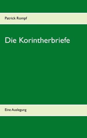 Die Korintherbriefe des Apostels Paulus präsentieren sich als zwei weitere, exakt bis ins Detail verfasste Meilensteine zum eingehenden Verständnis der Heiligen Schrift. Dazu möchte der Autor dieses Buches mit einer Vers-für-Vers-Auslegung beitragen und dem Leser zugleich eine unterstützende Hilfe anbieten, die inhaltliche Gesamtlehre dieser beiden bedeutungsvollen Schriftstücke der Bibel nachzuvollziehen. Es ist ein auf die Lehre Gottes ausgerichtetes, unnachahmliches Meisterwerk des Apostels Paulus, das aufgrund des Paulus zu Teil gewordenen Heiligen Geistes die Sehnsucht nach Gott wohlwollend offenbart.