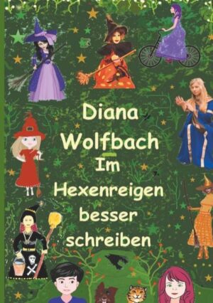 Die Hexen haben sich einige Übungen ausgedacht, die den Kindern helfen sollen, besser zu schreiben. Die fünf Freunde - ein Mädchen, ein Junge, ein Hund, eine Katze und ein Rabe - sollen die Lektionen ausprobieren und bewerten. Zwischendurch müssen sie zusätzlich einige gefährliche Abenteuer bestehen. Das Buch ist für Kinder ab etwa neun Jahren geeignet.