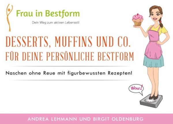 Andrea und Birgit, die Autorinnen zu „Frau in Bestform“ sind zwei bekennende Naschkatzen, die sich magisch hingezogen fühlen zu Desserts, Kuchen und sonstigem Naschwerk. Da aber genau diese Köstlichkeiten nicht wirklich mit einem Abnehm-Programm zusammenpassen, haben die beiden im Laufe der letzten Jahre immer mehr Rezeptideen aus der „süßen Ecke“ gesammelt und weiter entwickelt. Denn was gibt es Herrlicheres, als dieser süßen Sucht zu frönen, ohne das Resultat gleich wieder auf den Hüften vorzufinden. Ob Du als Gastgeberin Deine Gäste mit einem pfiffigen Dessert überraschen oder auf gar keinen Fall ständig auf das leckere Stück Kuchen zum Kaffee verzichten willst: in diesem Rezeptebüchlein findest Du viele Ideen und Anregungen für Deinen süßen Ernährungsalltag. Selbst die Weihnachtsbäckerei kommt nicht zu kurz. Als hilfreichen roten Faden gibt es obendrein noch eine kleine Übersicht zum Thema „alternative Süßungsmittel“, damit Du Dich im Dschungel der unterschiedlichen Zuckerersatz-Produkte zurechtfindest. Du darfst gespannt sein … und vor allen Dingen …. NASCHEN OHNE REUE !!!