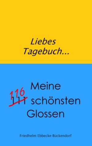 „Gestern begegnete mir in der Stadt ein Regenwurm. Es war ein noch junger Wurm, höchstens sechs Zentimeter alt...“ In den hier versammelten 111 Glossen (plus fünf Zugaben) beschreibt Friedhelm Ebbecke-Bückendorf mit viel Einfühlungsvermögen die kleinen Unzulänglichkeiten und die großen Gefühle des Alltags. Und je absurder dieser Alltag ist, desto liebevoller wird sein Blick. Auf seinen Streifzügen begegnen ihm lachende Regenwürmer, schwafelnde Kaffee-Automaten, Melonen beklopfende Menschen und Fragen, die vor ihm wohl niemand gestellt hat: Wie wird man in einer Sekunde anderthalb Kilo leichter? Braucht man wirklich Brombeerranken im Ehebett? Gibt es Gehörschutzstöpsel für Meisen? Und warum rudern Politiker niemals vorwärts, sondern immer nur zurück?