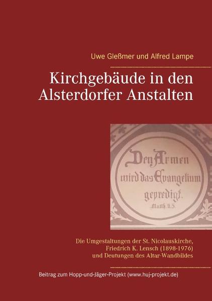 Das im Zuge der Renovierung der St. Nicolaus-Kirche (Hamburg-Alsterdorf) 1938 entstandene Wandbild hat zahlreiche Diskussionen ausgelöst. Der durch das Architekturbüro von Bernhard Hopp und Rudolf Jäger renovierte Bau ist seit 1988 im Blick auf den Altarraum immer wieder Veränderungen ausgesetzt gewesen. Insbesondere der Vorstand der Evangelischen Stiftung Alsterdorf konnte und kann sich nicht mit der Existenz des dort befindlichen Wandbildes anfreunden. Grund dafür ist eine Deutung des Bildes, die auf zwei bisher nicht sicher nachweisbaren Annahmen beruht: zum einen wurde als alleiniger Urheber des Bildes der damalige Direktor Pastor Friedrich K. Lensch angenommen, zum anderen wird als Aussageabsicht ohne angemessene Berücksichtigung der explizit 1938 vorgetragenen Erläuterung eine Minderwertigkeit von Behinderten an das Wandbild herangetragen. Auf diese Weise entsteht scheinbar eine Verbindung zu den 'Euthanasie'-Verbrechen der NS-Zeit, in die auch die Alsterdorfer Anstalten und Pastor Lensch als deren Leiter in den folgenden Jahren persönlich und unbestreitbar verstrickt sind. Was jedoch die beiden Annahmen angeht, so blieb in der Vergangenheit unberücksichtigt, dass die Entwürfe zur Renovierung der Kirche vom Architekturbüro Hopp und Jäger auf eine künstlerische Einheit ausgerichtet gewesen sind, und dazu sicher auch ein Entwurf für das Wandgemälde gehört hat. Das etwa zeitgleich in der benachbarten Kirche Maria-Magdalenen (Hamburg-Klein-Borstel) entworfene Kruzifix-Wandgemälde weist sehr deutliche Ähnlichkeiten auf, so dass es naheliegt, den gelernten Dekorationsmaler Bernhard Hopp zumindest als maßgeblichen Mitgestalter zu betrachten. Auch die inhaltliche Gestaltung, die oberhalb vom Kreuz die Taube, vier Engel ebenso wie den erhöhten Christus mit 'Heiligenschein' vor Augen führt, der sich dann bei den irdischen Repräsentanten der 'Gemeinde der Heiligen' entsprechend abbildet, grenzt keineswegs aus, wie behauptet. Vielmehr sind einzelne als Noch-nicht-Vollmitglied der Gemeinde erkennbar, wie es auch am Unterschied der Noch-nicht-Konfirmierten beim Abendmahl erfahrbar ist: ein Kleinkind auf dem Arm, ein Junge an der Seite Sengelmanns sowie auch ein augenscheinlich stark Behinderter, der jedoch von einer Schwester herangebracht, gehalten und auf das Heilsgeschehen am Kreuz hingewiesen wird.