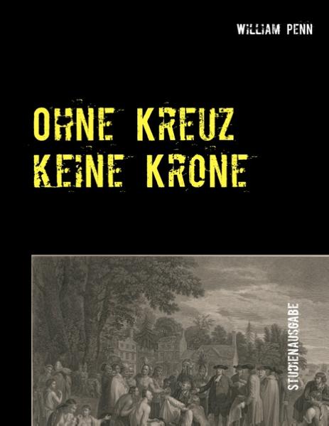 "Ohne Kreuz keine Krone" gehört zu den wichtigsten Quäker-Texten. Das Buch zählt zur Weltliteratur und kann darüber hinaus als Grundlagentext des Quäkertums betrachtet werden. Es behandelt die zentralen Themen des frühen Quäkertums und zeigt die unkonventionellen Ansichten der damals noch neuen Bewegung auf. Dabei schlägt der Verfasser William Penn einen eindringlichen, bisweilen sogar polemischen Ton an, um den Leser für seine Position einzunehmen. Hierbei werden zahllose Bibelstellen bemüht, um die Richtigkeit der Aussagen zu belegen. Bekannte und weniger bekannte Bibelstellen erscheinen durch Penns Auslegung zum Teil in ungewohntem Licht mit interessanten Aspekten. Daraus resultiert dann seine harsche Kritik an den (bis heute) herrschenden sozialen und politischen Zuständen. Hier liegt nun eine überarbeitete Wiederauflage einer Übersetzung von 1825 vor. Der Text wurde stark überarbeitet und mit erklärenden Beilagen ergänzt. Es handelt sich um eine Studienausgabe, in der der Leser nicht mit dem Urtext alleine gelassen wird, sondern verschiedene Hilfestellungen an die Hand bekommt, um sich dem Text auf verschiedene Arten nähern zu können. Zahlreiche Fußnoten geben Hinweise und Informationen. Begleittexte informieren über William Penn, die Quäkergeschichte und die Entstehung des Textes.