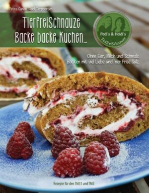 Veganes Backen hat mehrere Vorteile: Einer davon ist sicherlich, dass bedenkenlos vom Teig genascht werden darf. Mit diesem Backbuch aus der TierfreiSchnauze Reihe wollen wir zeigen, wie einfach es ist, ohne Eier, Milch und Butter lockere und leckere Kuchen und Torten zu backen. Auch andere Leckereien wie veganer „Eischnee“/Aquafaba bis Mandelquark lassen sich ganz leicht zaubern. Die Bandbreite reicht von Klassikern wie dem weltklasse Käsekuchen, Sachertorte, Windbeutel und Biskuitrolle bis hin zu Baklava und neu kreiertem wie Chia Mousse-Crossie Tarte, mit einer genialen Schoko-Mousse aus Chiasamen, oder Espresso-Mandelcreme Torte. Wir wollen zeigen, dass Backen mit 100% pflanzlichen Zutaten, ohne sojalastig zu sein, (k)ein Hexenwerk ist. Egal ob mit oder ohne TM, egal ob mit Rührgerät, Schneebesen oder anderen Küchenmaschinen, für tolle Überraschungen auf jeder Kuchentafel und Party ist gesorgt. Allen, die mit Liebe und ohne Tier backen wollen, zeigen wir mit dieser Sammlung von über 90 Rezepten mit Fotos und Tipps, wie veganes Backen gelingt. Zukünftig wird veganem Besuch oder euch selber kein Backwunsch mehr offen bleiben und dem süßen Genuss nichts mehr im Wege stehen. Petra Canan und Heidi Terpoorten