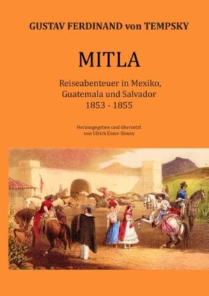 Zu Schiff, zu Fuß und zu Pferd – von Kalifornien nach Salvador: Ein farbenprächtiger und abenteuerlicher Reisebericht über Land und Leute im Mittelamerika des 19. Jahrhunderts. Der Autor erzählt tagebuchartig von blutigen Räuber- und Indianerüberfällen, Durangos grausamen Stierkämpfen, Theater und Bällen in Mexico-City, schönen Frauen und mordlustigen Männern, schlitzohrigen Scharlatanen und trägen Zollbeamten, zerlumpten mexikanischen Soldaten und gebildeten Gentlemen. Beeindruckend schildert er die pittoreske Morgendämmerung am Popocatepetl und den schneebedeckten Gipfel des Orizaba. Die Relikte der präkolumbischen Palastanlagen von Mitla, die heute zum UNESCO-Welterbe zählen, faszinieren ihn so sehr, dass er den Ortsnamen zum Buchtitel macht. Auf dem Reiseweg begegnen ihm furchtbare Moskito- und Heuschreckenschwärme, dramatische Erdbeben und das großartige Schauspiel vulkanischer Aktivitäten des Izalco-Kraters, das ihn ebenso fasziniert wie das lodernde Feuer in den glühenden Augen seiner Herbergswirtin. Mit dieser Ausgabe erscheint die erste deutsche Übersetzung des 1858 in London veröffentlichten Textes, einschließlich aller vom Autor gefertigter Illustrationen der englischen Originalfassung. Der Anhang des Herausgebers bietet als Begleitmaterial neben vielen kommentierenden Anmerkungen eine Auswahl zeitgenössischer Buchrezensionen sowie einen Essay über Leben und Werk des Autors.