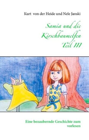 "Samia und die Kirschbaumelfen Teil III" erzählt neue, aufregende und bezaubernde Geschichten, die Samia mit ihren beiden Elfenfreunden erlebt. Dieses Kinderbuch zieht Kinder ab 4 Jahren in den Bann. Eltern und Großeltern wird es durch Bilder und große Schrift leicht gemacht, aus diesem Buch vorzulesen.