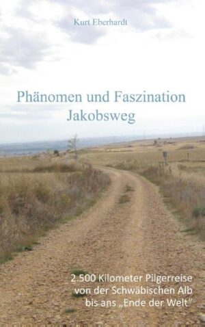 Lieber Leser, in meinem Buch nehme ich Sie 104 Tage und 2500 Kilometer mit von der Schwäbischen Alb, durch die Schweiz, Frankreich und Spanien ans mittelalterliche „Ende der Welt“, zum Kap Finisterre am Atlantik. 3,2 Millionen Schritte führten mich durch faszinierende Landschaften, unterschiedlichste Dörfer und Städte. Ich begegnete liebenswerten, interessanten Menschen, die Begleiter und Freunde wurden. Meinen Weg säumten Kapellen, Kirchen, Kathedralen und Klöster, eine Pilgerreise durch Jahrhunderte fesselnder Geschichte und kultureller Tradition. Ich war Teilnehmer bewegender Heiliger Messen, Priester und Mönche sprachen den Pilgersegen, Campingplätze, Klöster und Herbergen bereiteten mir ein sicheres Nachtlager. In diesem Buch erleben Sie, wie nahe Freud und Leid sein können, welchen Zufällen man ausgesetzt ist und Sie erfahren, dass sich unter unserem Schutzpatron, dem heiligen Jakobus, und mit unserem Zutun am Ende immer alles zum Guten wendet.