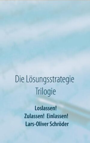 Dieses Buch ist auf vielfachen Wunsch der Leser entstanden, alle drei Titel der Trilogie in einem Exemplar zu vereinen. Jedoch die Ursprungsidee zu den drei Buchtiteln ist eine nette Anekdote und folgendermaßen entstanden: Es war eine EX-Freundin, die mir in der Trennungswut eine klasse Idee sprichwörtlich an den Kopf geworfen hat: "Schreib doch ein Buch über das Loslassen, da bist du schließlich Meister drin, du Hammel!", waren damals ihre wütenden und sicherlich nicht nett gemeinten Worte. Und was soll ich sagen, ... ich habe es geschrieben! Doch die Geschichte geht noch weiter, denn als ich einer Bekannten eine nette Passage aus dem Skript "Loslassen!" vorgelesen habe, meinte sie zu mir: "Ach weißt du, mit dem Loslassen habe ich eigentlich gar kein Problem. Meines ist, ohne es dir näher beschreiben zu wollen, das Zulassen." Als ich dann später bei der Schwester meiner Ex auf ein Käffchen reinschaute und ihr davon erzählte, sagte sie: Sie habe weder ein Problem mit dem Loslassen, noch eines mit dem Zulassen, sondern ihre Schwäche wäre eher das Einlassen. Was soll ich noch sagen? Ich empfand es als tolle Inspiration, prima Aufgabe und bin gleich damit angefangen, die Trilogie zu verfassen.