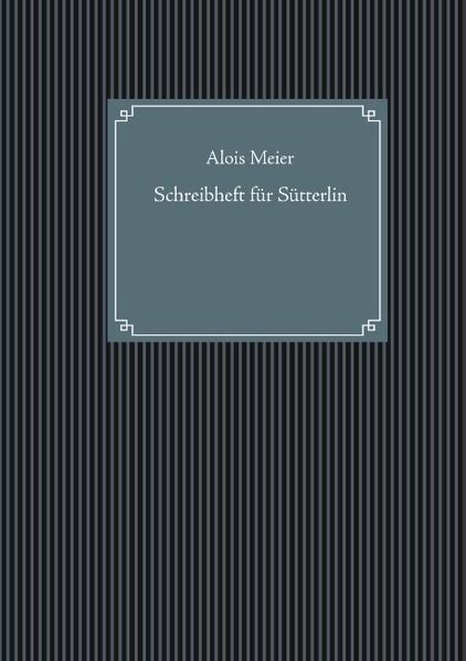 Schreibheft für Sütterlin | Bundesamt für magische Wesen