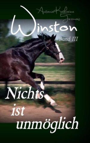 Juna begreift immer mehr, dass es die Sicherheit, nach der sie sich sehnt, im Leben nicht geben kann. Alles kann in jedem Augenblick anders sein, als erwartet. Sie versteht, dass die Welt der Pferde auch andere Seiten hat und nicht jeder Mensch die Tiere so sehr liebt, wie sie. Wird sie das Schlimmste verhindern können? Steht ein Abschied bevor? Wird Winston überleben? Antonia Katharina Tessnow, ehemals Berufsreiterin und Ausbilderin, führt heute eine kleine Hundezucht der Schoßhunderasse Bolonka Zwetna und hat ihr Leben vollends den Tieren verschrieben, die sie über alles liebt. Winston, ihr letztes langjähriges Berittpferd in der Landesreitschule am Berliner Olympiastadion, sein einmaliger Charakter und seine leidvolle Geschichte, spiegeln sich in der Winston-Trilogie wider. 'Winston lehrte mich mehr über Menschlichkeit, Charakterstärke und Unduldsamkeit gegenüber Lieblosigkeiten aller Art, als jedes andere Wesen, dem ich je begegnet bin. Möge er in diesen, nach ihm benannten Büchern weiterleben, und möge die Botschaft seines Lebens nie verhallen.' Antonia Katharina Tessnow Webseite der Autorin: www.antonia-katharina.de Webseite der Bolonka Zwetna Hundezucht: www.bolonka-zucht.de