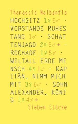 In sieben Stücken treten auf: ein Furchtsamer, verloren im Wald, ein Ruheloser am Ende des Berufslebens, Partisanen samt Kindern und Enkeln, Charity-Damen im verwahrlosten Milieu, eine Mutter auf Abwrackkurs und ein junger König ohne richtigen Thron. Stücke für die Bühne aus Antike, Kaltem Krieg und Moderne mit Geschichten, die Geschichte erträglich machen.