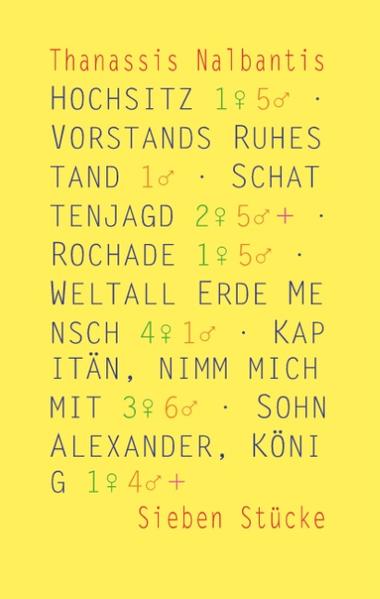 In sieben Stücken treten auf: ein Furchtsamer, verloren im Wald, ein Ruheloser am Ende des Berufslebens, Partisanen samt Kindern und Enkeln, Charity-Damen im verwahrlosten Milieu, eine Mutter auf Abwrackkurs und ein junger König ohne richtigen Thron. Stücke für die Bühne aus Antike, Kaltem Krieg und Moderne mit Geschichten, die Geschichte erträglich machen.