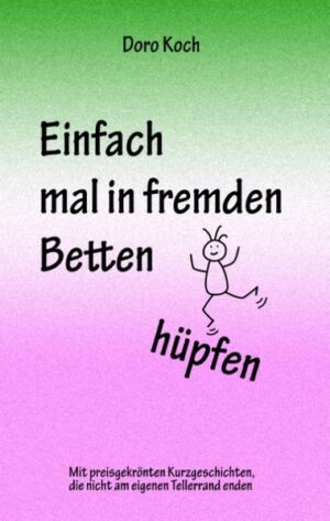 Stellen wir uns vor, wir klingeln beim Nachbarn, spazieren an ihm vorbei direkt ins Schlafzimmer, klettern auf sein Bett und fangen an zu hüpfen. Zuerst langsam und vorsichtig, dann immer wilder und ausgelassener. Wir kichern, wir lachen, wir fühlen uns großartig. Mitten im Sprung erhaschen wir durch das Fenster einen Blick auf die Frau im Eckhaus gegenüber, die wir schon oft aus unserer eigenen Wohnung heraus beobachtet haben. Die Frau, die morgens schon rumsitzt, wenn wir uns auf den Weg zur Arbeit machen. Die, die am Nachmittag rumsitzt, wenn wir ausgelaugt nach Hause kommen. Die, die selbst am Wochenende nur rumsitzt. Und auf einmal sehen wir den Rollstuhl ... Den Blickwinkel verändern, unsere Umwelt mit offenen Augen betrachten, die Perspektive wechseln, darum geht es in den Geschichten von Doro Koch. So, als würden wir einfach mal in fremden Betten hüpfen.