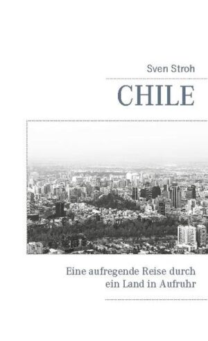 Im Oktober 2019 reiste ich zusammen mit einem Kollegen für knapp drei Wochen durch Chile. Unser Weg führte uns von der Hauptstadt Santiago über die Atacama Wüste bis in die im Norden gelegene Stadt Iquique und zurück mit einem zwischenzeitlichen Abstecher auf die Osterinsel. Dieses Buch mit seinen vielen Bildern beschreibt die Erlebnisse und Eindrücke, die ich auf dieser Reise hatte.