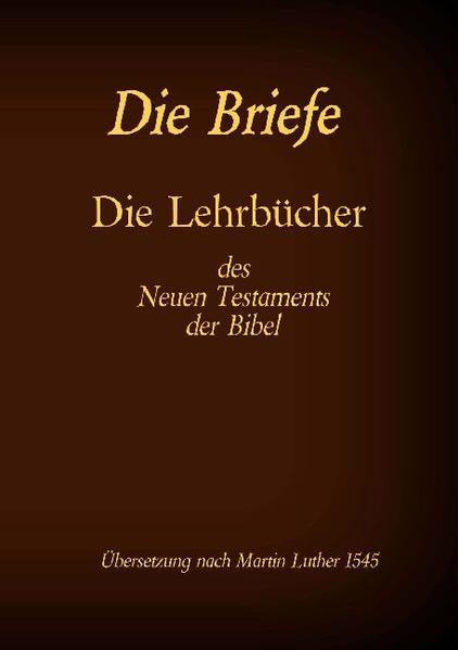 Warum Einzelausgaben der biblischen Bücher? Der Grund ist so einfach wie praktisch: Die Bibel hat auf Grund ihres vollen Umfangs, selbst bei großformatigen Ausgaben, zumeist eine sehr kleine Schrift und ist demnach entsprechend schwer zu lesen. Möchte man zudem die Bibel gerne mitnehmen, um unterwegs zu lesen, entscheidet man sich schnell dagegen, solch ein schweres Buch den ganzen Tag mit sich umherzutragen. Einzelne Bücher der Bibel erlauben dagegen eine für die Augen angenehme Schriftgröße und erleichtern somit das Lesen erheblich. An Stelle eines umfangreichen, schweren Buches ist es nun möglich, einen Text Ihrer Wahl in leicht tragbarer Ausführung mitzunehmen. So kann die Bibel einfach unterwegs gelesen werden. Mit anderen Worten: Luther hat die Bibel zugänglich gemacht, diese Version macht sie mühelos lesbar. Zudem eignen sich die einzelnen Bücher hervorragend als Einstieg in die Bibel sowie als Geschenk