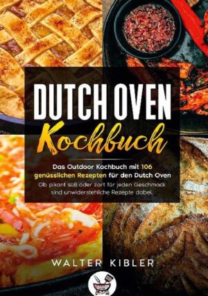 Einfach. Direkt. Unkompliziert. Dieses Kochbuch mit vielen Leckeren Dutch Oven Rezepten ist der ideale Wegbegleiter für zahllose schmackhafte Mahlzeiten! Der Dutch Oven ist die neuste Inkarnation eines der ältesten Kochutensilien der Menschheit. Schon Jahrhunderte vor Christus kannte man den dreifüßigen Topf, den man direkt ins Feuer stellen kann um umwerfende Gerichte zuzubereiten. Und wenn sich etwas so lange in unseren Küchen gehalten hat, dann ist da definitiv auch etwas dran! Wenn auch Sie diese bewährte und äußerst belohnende Art des Kochens selbst einmal kosten wollen, ist dieses Dutch Oven Kochbuch mit über 100 Rezepten verschiedener Schwierigkeitsgrade der ideale Wegbegleiter für dieses kulinarische Abenteuer. Hier direkt mal ein paar Beispiele: - Da gibt es zum Beispiel das Rezept für das Dutch Oven Schichtfleisch, einer leckeren Art Fleisch Auflauf die sich den Platz als Go-To Klassiker redlich verdient hat. - Auch sehr beliebt sind die Dutch Oven Rippchen, die dank des Gusseisens gleichmäßig und in aller Ruhe zur Perfektion gegart werden können. - Alternativ kann man ihn sogar zum Brotbacken oder Suppenkochen benutzen Wichtig ist, dass Sie sich auch um Ihren Dutch Oven kümmern. Gusseisen will gepflegt sein. Deswegen auf keinen Fall vergessen, dass man den Dutch Oven einbrennen muss - Mit einem hitzebeständigen Fett! Dann kann der Dutch Oven ohne Probleme entweder auf den Grill gestellt werden oder wie in alten Zeiten direkt ins Feuer. Mit diesem Kochbuch steht Ihnen beides offen: Sowohl leckere Gerichte beim Grillen daheim als auch frische Köstlichkeiten am Lagerfeuer auf dem Outdoor-Trip