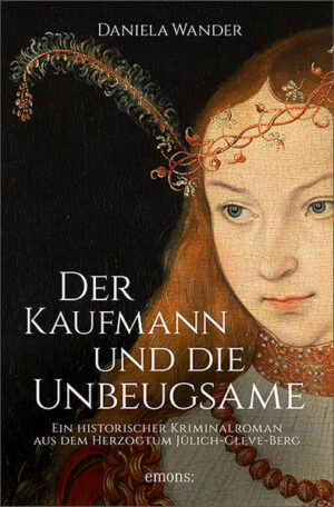 Die faszinierende Geschichte einer Frau in der Frühen Neuzeit, die ihr Geschick in die eigene Hand nimmt. Düsseldorf, April 1541. Walther von Doncerbosch, Mitglied des herzoglichen Hofstaats, wird mit durchgeschnittener Kehle in einem Klostergarten aufgefunden - und der Düsseldorfer Hof sucht gleichermaßen schockiert wie entzückt nach Verdächtigen. Grund, ihm den Tod zu wünschen, haben viele: seine Verlobte Jolanda, die ihren Zukünftigen von Herzen verabscheute, oder auch Conrad Franckh, mit dem ihn dunkle Geschäfte verbanden. Um nicht unter die Räder der hastig geführten Ermittlungen zu geraten, nehmen Jolanda und Conrad die Sache selbst in die Hand.