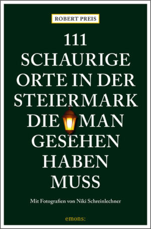 Schlachtfelder, Spukgestalten, Mordsgeschichten und entsetzliche Gräueltaten. Mit diesem Blick in die schaurige Vergangenheit der Steiermark eröffnet sich dem Leser ein Panoptikum menschlicher Abgründe. Schreibt Robert Preis seit Jahren düstere Krimis aus dem Steirerland, hat er jetzt dem Bösen endgültig seinen Stempel aufgedrückt. Seine 111 düsteren Geschichten liefern eine faszinierende Reise auf die dunkle Seite eines der schönsten Landstriche der Welt.