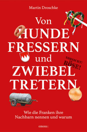 Der Franke ist eigentlich äußerst maulfaul. Wenn es aber darum geht, seine Nachbarn zu verspotten, sprudeln Neid, Missgunst und vorsätzliche Niederträchtigkeit nur so aus ihm heraus. Wolfshenker, Katzenfresser, Zwiebeltreter - beinahe jede Stadt und jedes Dorf hat einen bitterbösen Spitznamen abbekommen. Martin Droschke hat sich auf die Suche nach den Ortsschimpfnamen und deren Geschichte begeben, die oft mehrere hundert Jahre zurückreicht. Mit seinem Buch lädt er jeden ein, sich selbst ein Bild zu machen, ob die Böswilligkeit der Nachbarn im Stadt- oder Ortsbild zu sehen ist. Er zeigt aber auch, was es dort Schönes zu entdecken gibt - oder auch nicht. Sicher ist: Humor muss man mitbringen für die Entdeckungsreisen zur dunklen, derben Seite der fränkischen Gemütlichkeit. Ein großer Lesespaß für alle Franken und die, die sich ein ungeschöntes Bild von der Region machen wollen!