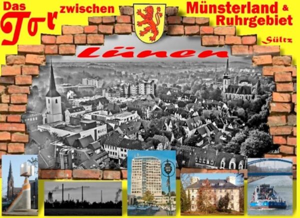 Lünen – Das Tor zwischen Münsterland und Ruhrgebiet. Am nordöstlichsten Rand des Ruhrgebietes und am südlichsten Rand des Münsterlandes liegt Lünen. Lünen liegt an der Lippe, einer bedeutenden Fernhandelsstraße (Niederrhein bis Nord- und Ostsee). Als ehem. Beistadt der mittelalterlichen Hanse ist Lünen Mitglied im Hansebund der Neuzeit. Die knapp 85.000 Einwohner in Lünen können sich an herrlichen Bauwerken (Schloss Schwansbell, Stadtkirche St. Georg, Herz-Jesu-Kirche, St. Marienkirche an der Lippe erfreuen. Aber auch an Museen, dem Heinz-Hilpert-Theater, verschiedenen Parks, dem Colani-UFO im Technologiezentrum und natürlich an den vielen regelmäßigen Veranstaltungen. Viele Persönlichkeiten konnten oder können mit Lünen in Verbindung gebracht werden (Timo Konietzka, Max Raabe, Wolfram Wuttke, Günter Boas, der mit Luis Armstrong spielte, und viele mehr). Mit diesem kleinen Bildband möchten wir Lünen vorstellen, einfach ein paar Bilder mit Wiedererkennungsmerkmal.