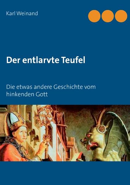 Der Teufel entlarvt! Aber anders als man vielleicht denken könnte. Dem Teufel wird zwar die Larve vom Gesicht genommen, aber eine, die ihm von Theologen aufgesetzt wurde. Hinter der Larve zeigt der Teufel sein wahres Gesicht. Er ist: Gott aus der Steinzeit