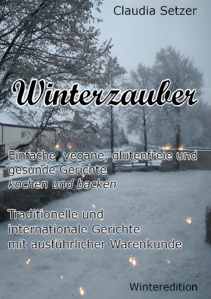 Einfache, vegane, glutenfreie und gesunde Gerichte kochen und backen. Traditionelle und internationale Rezepte für Speisen und Getränke, die dich wärmend durch den Winter bringen. Sich ausgewogen und gesund ernähren, mit vielen Vitaminen und Mineralstoffen, die deine Gesundheit unterstützen und dein Immunsystem stärken. Willst auch du gesund durch den Winter kommen? Weißt du wie viele Hormone und Medikamente du unfreiwillig zu dir nimmst, in dem du tierische Produkte konsumierst? Und wie viel Leid den Tieren und unserer Umwelt dadurch zugefügt wird? Und weißt du, dass unser Körper Gluten eigentlich überhaupt nicht verstoffwechseln kann, dass durch den Konsum Entzündungsprozesse im Körper, Autoimmunkrankheiten und Allergien gefördert werden können, die sich dann verbessern z.T. sogar ganz verschwinden, so bald auf Gluten verzichtet wird? Wer häufig unter Kopfschmerzen leidet, sollte auf auf Gluten verzichten. Deshalb ist es eine sehr gute Entscheidung, sich vegan und glutenfrei zu ernähren. Es ist nicht nur ein Trend - sondern - du förderst dadurch enorm deine Gesundheit und trägst zudem auch noch aktiv zum Umwelt- und Tierschutz bei. In diesem Kochbuch findest du außer den einfachen Rezepten eine ausführliche Warenkunde für fast alle verwendeten Zutaten. Dort sind vor allem die besonderen Inhaltsstoffe der Zutaten aufgeführt, welche positiven Auswirkungen diese auf deinen Körper hat und wie du Mineralstoff- und Vitaminmangel vorbeugen kannst. Komm gut und gesund durch den Winter.