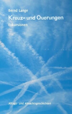 Die Kurzgeschichten in "Kreuz- und Querungen" wortskizzieren Menschen, die trotz gradliniger Lebensmuster auf labyrinthische Weise in eigenwillige Bahnen gelenkt werden. Vielleicht nicht trotz, sondern wegen ihres vorgezeichneten Verwurzelten kommt es zu einem porträtierten Verästelten. Schraffuren werden zu ungewollten Schattierungen, Profilierungen zu brüchigen Perforierungen. Klare Konstruktionen verdichten sich zu kühnen Kompositionen, die aus den Fugen geraten. Wer sich als Leserin oder Leser darauf einlässt, wird auf Exkursionen in ein unbestimmtes Überall mitgenommen.