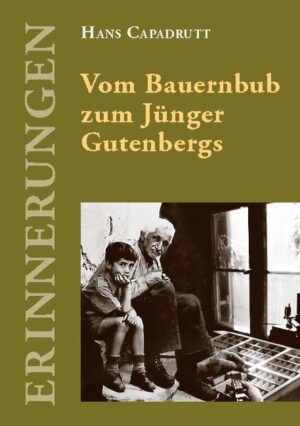 In "Erinnerungen - Vom Bauernbub zum Jünger Gutenbergs" erzählt der Autor noch einmal ein paar Erlebnisse als Bergbauernbub. Dann geht es in die Schriftsetzer-Lehre. Berufliche und private Erlebnisse wechseln sich ab. Nach der Lehre - in der es einige Probleme zu bewältigen gibt - geht es hinaus in die Welt. Auf fremde "Inseln", auf denen andere Regeln gelten als auf der "Heimat-Insel".