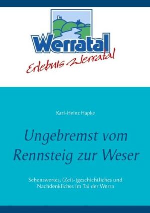 Es gibt viele gute Gründe, das Werratal näher kennen zu lernen. Für Karl-Heinz ist jeder einzelne von ihnen es wert, eine Reise dorthin zu unternehmen. Nach gründlicher Vorbereitung, vielen Recherchen im Internet und langer Bahnfahrt erreicht er den südthüringischen Ort Neuhaus am Rennweg. Dort startet er mit dem Fahrrad und fährt vom 800 Meter hoch gelegenen Rennsteig bis zur Weser. Ihn erwarten endlose Wälder, blühende Bergwiesen und eine unglaublich abwechslungsreiche Kulturlandschaft im Herzen Deutschlands. Er besucht historische Stätten und gastfreundliche Siedlungen. Stille Winkel und geschäftiges Treiben in schönen Ortschaften wechseln einander ab. An historischen Orten erlebt er hautnah ältere und jüngere Geschichte und führt am Schicksalsfluss der Deutschen interessante Gespräche über die Zeit vor und nach der Wiedervereinigung Deutschlands. Er erlebt und beschreibt (Zeit-)geschichtliches und Kulturelles, aber auch Nachdenkliches und Aktuelles, wie die täglichen Nachrichten aus aller Welt. Auch sie verfolgt er aufmerksam im Fernsehen und kommentiert die Ereignisse aus seiner Sicht auf die Dinge. Die Nachhaltigkeit dieser Reise gab schließlich den Anstoß für dieses Buch, in dem er seine Erlebnisse und Eindrücke eindrucksvoll beschreibt und mit über 60 Farbfotos und Grafiken dokumentiert.