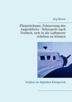 Aus der Gegenwart betrachtet sind mehr als hundert Jahre für die Menschen insgesamt, vielmehr aber noch für einen einzelnen Menschen, eine riesige Distanz. Liegt eine solche Distanz am Beginn eines Lebens noch vor einem, scheint sie unendlich zu sein. Liegt sie am Ende eines Lebens hinter einem, scheint sie gleich einem Zeitraffer geschrumpft zu sein. Für den ehemaligen Flieger, von dem hier die Rede ist, begann sie mit einem Weltkrieg und führte über ein Fliegerleben, einen zweiten Weltkrieg, Gefangenschaft (einschließlich geschriebener Gefühlswelten) und viele weitere Zwischenstationen (einschließlich Fotografie und Malerei) bis hin in eine Welt der Cyberwirtschaft und Algorithmen. Für einen einzelnen Menschen ist diese Vielfalt schon allein gedanklich eine ungeheure Breite.