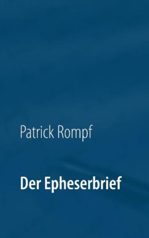 Der Epheserbrief ist ein vom Heiligen Geist Gottes umgebener, strahlend funkelnder Juwel der paulinischen Ausdrucksstärke, welcher die mustergültige Wohltat Gottes in unserem Erlöser Jesus Christus so imposant und prägend wie kein anderer von Paulus verfasster Brief hervorhebt. Diese unvergleichbare Einzigartigkeit ist der ausschlaggebende Grund dafür, dass der Brief an die Epheser der Lieblingsbrief des Reformators Johannes Calvin (1509-1564) war.