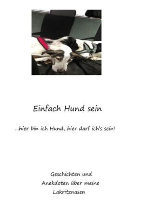 Liebevolle Texte über die Hunde und Pflegehunde der Autorin sowie allgemeine Texte aus der Hunde-Szene.