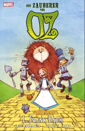 DIE TRAUMHAFTE COMIC- ADAPTION DES KINDERBUCH- KLASSIKERS VON L. FRANK BAUM. Als ein Wirbelsturm die kleine Dorothy ins magische Land Oz verschlägt, macht sie versehentlich eine böse Hexe platt, befreit eine lebende Vogelscheuche, lernt einen feigen Löwen kennen, ölt einen Holzfäller aus Blech und wird von den Munchkins als große Zauberin gepriesen - aber eigentlich will sie nur eines wissen: Wie kommt sie wieder nach Hause?