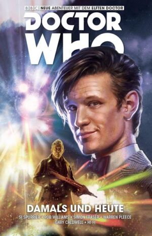 NEUE ABENTEUER MIT DEM ELFTEN DOCTOR! Doctor Who: Er ist viele Hundert Jahre alt, wechselt ab und zu den Körper und ist der Titelheld von Großbritanniens beliebtester Science- Fiction- Serie. Sein Raumschiff, die TARDIS, sieht aus wie eine blaue Telefonzelle, ist innen jedoch wesentlich größer als außen. Mit ihr reist der Doctor durch Raum und Zeit, auf der Suche nach Abenteuern und den Wundern des Universums. Und da es keinen Spaß macht, die allein zu entdecken, lädt der Timelord vom Planeten Gallifrey immer wieder Menschen ein, ihn auf seinen Reisen zu begleiten. Der elfte Doctor wird schlimmer Kriegsverbrechen angeklagt Verbrechen, an die er sich jedoch nicht erinnern kann! Verfolgt von Zeitkopfgeldjägern, flieht der Doctor gemeinsam mit Alice. Tief vergraben im Zeitkrieg und in der Vergangenheit des Kriegsdoctors lauert ein Rätsel, dessen Lösung für den Doctor uns seine Begleiterin tödliche Folgen haben könnte!