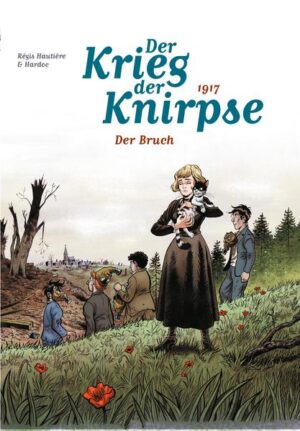 1917 Im Jahr 1917 herrscht in Europa immer noch Krieg. Die Seeblockade Englands verursacht eine Nahrungsmittelknappheit in den vom deutschen Militär kontrollierten Gebieten. Für die Knirpse geht die Reise weiter, doch die Hoffnung, dass der Krieg bald vorbei sein müsste, weicht immer mehr der Verzweiflung. Ob sie das Haus der Findelkinder und den Abt jemals wiedersehen werden? Ihre Freundschaft steht vor der Zerreißprobe …