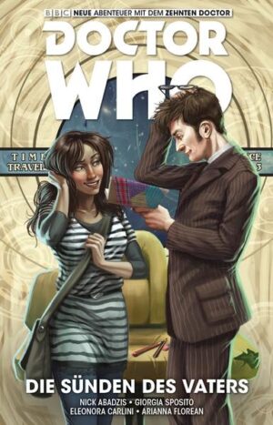 TEIL DREI DER ZWEITEN COMIC- STAFFEL M BIOGRAFIEN IT DEM ZEHNTEN DOCTOR! Doctor Who: Er ist viele Hundert Jahre alt, wechselt ab und zu den Körper und ist der Titelheld von Großbritanniens beliebtester Science- Fiction- Serie. Sein Raumschiff, die TARDIS, sieht aus wie eine blaue Telefonzelle, ist innen jedoch wesentlich größer als außen. Mit ihr reist der Doctor durch Raum und Zeit, auf der Suche nach Abenteuern und den Wundern des Universums. Und da es keinen Spaß macht, die allein zu entdecken, lädt der Timelord vom Planeten Gallifrey immer wieder Menschen ein, ihn auf seinen Reisen zu begleiten. Gabby, Cindy und der Zehnte Doctor reisen nach New Orleans, um sich Jazzkonzerte anzuhören. Doch dann tauchen plötzlich wieder die Nocturne auf und verwandeln die Musik in einen gefährlichen Virus. Doch dieses Mal sind sie nicht alleine, denn ihr furchterregendes Oberhaupt hat große Pläne und will sich die Menschheit durch die Musik untertan machen. Anubis hingegen hat ganz andere Probleme: Sein Vater taucht aus der Versenkung auf und das ist ... gar nicht gut. Vor allem, da der Doctor gerade nicht zur Stelle ist und nur Gabby und die ehemalige Schauspielerin Dorothy Bell ihm zur Seite stehen.