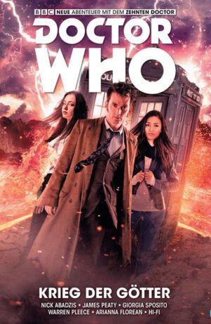 FINALE DES 2. ERZÄHLZYKLUS MIT DEM ZEHNTEN DOCTOR! Doctor Who: Er ist viele Hundert Jahre alt, wechselt ab und zu den Körper und ist der Titelheld von Großbritanniens beliebtester Science- Fiction- Serie. Sein Raumschiff, die TARDIS, sieht aus wie eine blaue Telefonzelle, ist innen jedoch wesentlich größer als außen. Mit ihr reist der Doctor durch Raum und Zeit, auf der Suche nach Abenteuern und den Wundern des Universums. Und da es keinen Spaß macht, die allein zu entdecken, lädt der Timelord vom Planeten Gallifrey immer wieder Menschen ein, ihn auf seinen Reisen zu begleiten. Sutekh, der ägyptische Gott des Todes, ist zurückgekehrt, um seinen Sohn Anubis, den Doctor und seine Begleiter ein für alle Mal aus Raum und Zeit zu tilgen … und er hat Verbündete! Außerdem: Es mag sicher sehr selten vorkommen, aber selbst der Doctor hat manchmal Angst … Und wenn ein monströser Parasit, der sich von Angst ernährt, es schafft, diese Quelle anzuzapfen, dann kann er vielleicht das Universum zerstören! Gabby sieht sich hier vor einem fast unlösbaren Problem: Wie nimmt man dem Doctor seine Angst?