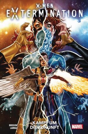 IM KREUZFEUER Gegen ihren Willen wurden die jungen Helden Cyclops, Marvel Girl, Angel, Beast und Iceman aus ihrer Zeit gerissen und in eine Gegenwart versetzt, in der die Welt der X- Men aus den Fugen geraten ist. Ohne Möglichkeit auf Rückkehr, arrangierten sich die Jugendlichen mit der Situation und fochten weiter für ein friedliches Zusammenleben zwischen Menschen und Mutanten. Doch jetzt müssen sie ums nackte Überleben kämpfen, denn gleich zwei tödliche Feinde haben sie ins Visier genommen … ENTHÄLT: EXTERMINATION (2018) 1- 5